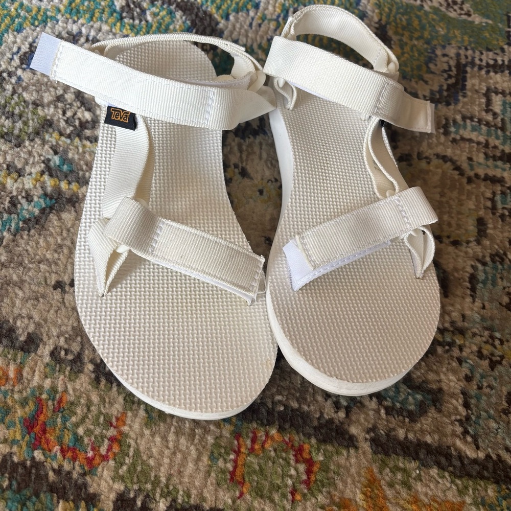 Teva White Sandals